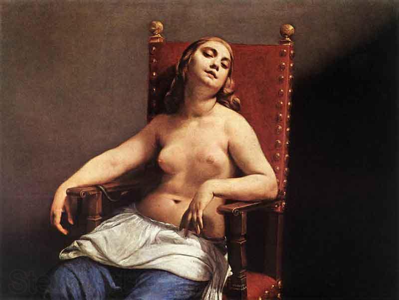 Guido Cagnacci La morte di Cleopatra Norge oil painting art